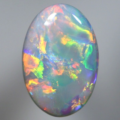SOLID SEMI BLACK OPAL Very pretty, rolling flashes of full on colour